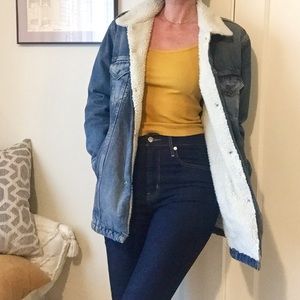 🍁*HOLD for Karissa* levi’s oversized long sherpa